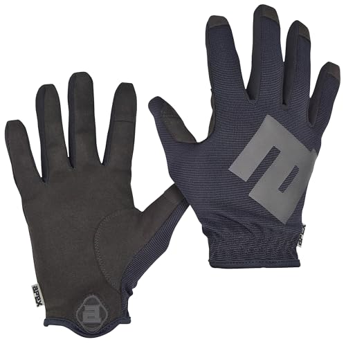 APEX 1.0 High Dexterity Gloves for Multi Sport Hunting Shooting Outdoor Protection Tactical Full Finger Snug Secure Fit Breathable Design Large Black