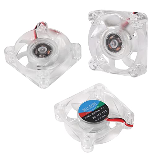 Aediko 6Pcs 4010 Fan 3D Printer Fan Dc 12V Mini Brushless Cooling Fan 40X40X10Mm Hydraulic Bearing Fan Rgb Led With 2 Pin Terminal For 3D Printer, Dvr, Pc,Cpu #TOP1