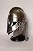 AnNafi® Handcrafted Viking Wolf Armor Helmet Silver Finish | Medieval Helmets Metal Knight Helmets | Wearable for Adult | Medieval Costumes Chainmail | Helm Armor SCA LARP Replica Costume