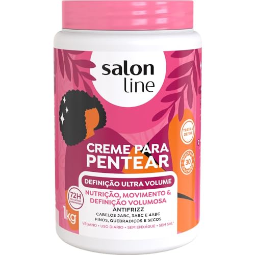 Salon Line, Creme de Pentear, Definição Ultra Volume, Vegano - Pa...