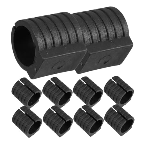 STOBOK 10pcs U-Shaped Plastic Chair Foot Caps for Tubing Noise-reducing Floor Protectors for Sled Base Chairs for Homes and Offices Stability and Durability