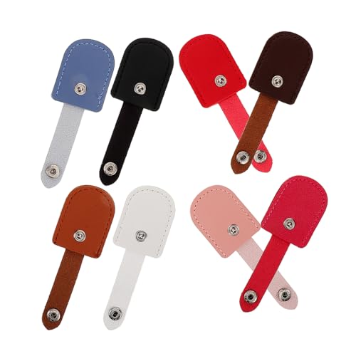 KONTONTY Nail Clippers Protective Cover Cuticle Scissor Cap 8pcs Set Decorative Durable