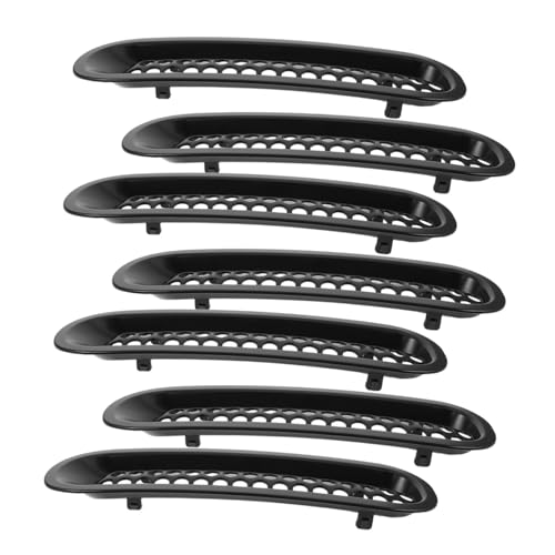 Rejilla de clip de parachoques delantero para SUV kit de 7 piezas compatible con modelo 07-17 JK