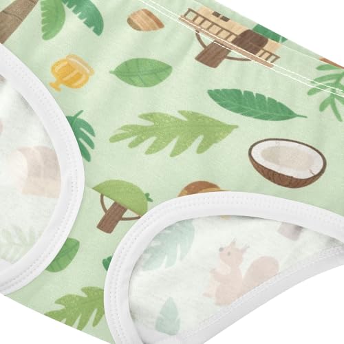 Girls' Underwear Coconut Squirrel Toddle Brief Panties 2-8 Years 203007364