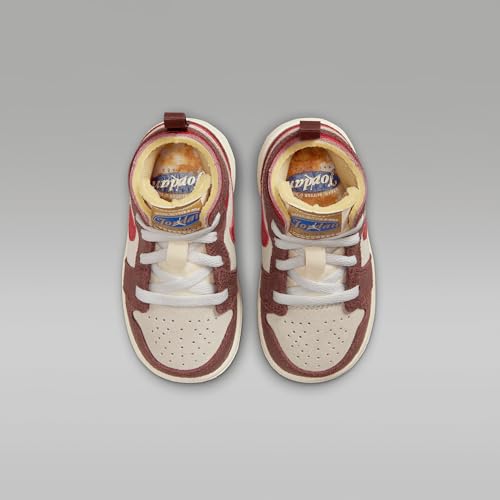 Jordan 1 Mid SE Baby/Toddler Shoes (HF3197-100, Coconut Milk/Dark Pony/Pale Vanilla)4