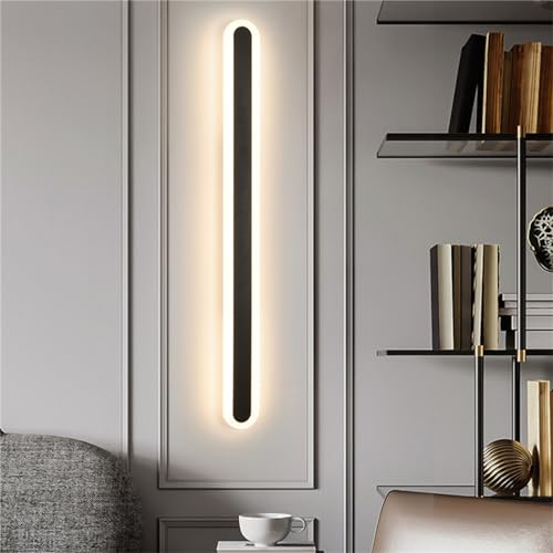 Aplique de Pared Interior LED Regulable de 80CM con Mando Moderno Acrílico 7