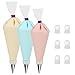 Kootek 28 Pcs Cake Decorating Tools with 12 Reusable Silicone Piping Pastry Bags 3 Sizes (12