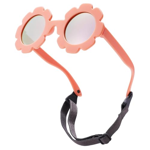 COASION Baby Sonnenbrille 0-24 Monate Polarisierte Blume Mit Riemen...