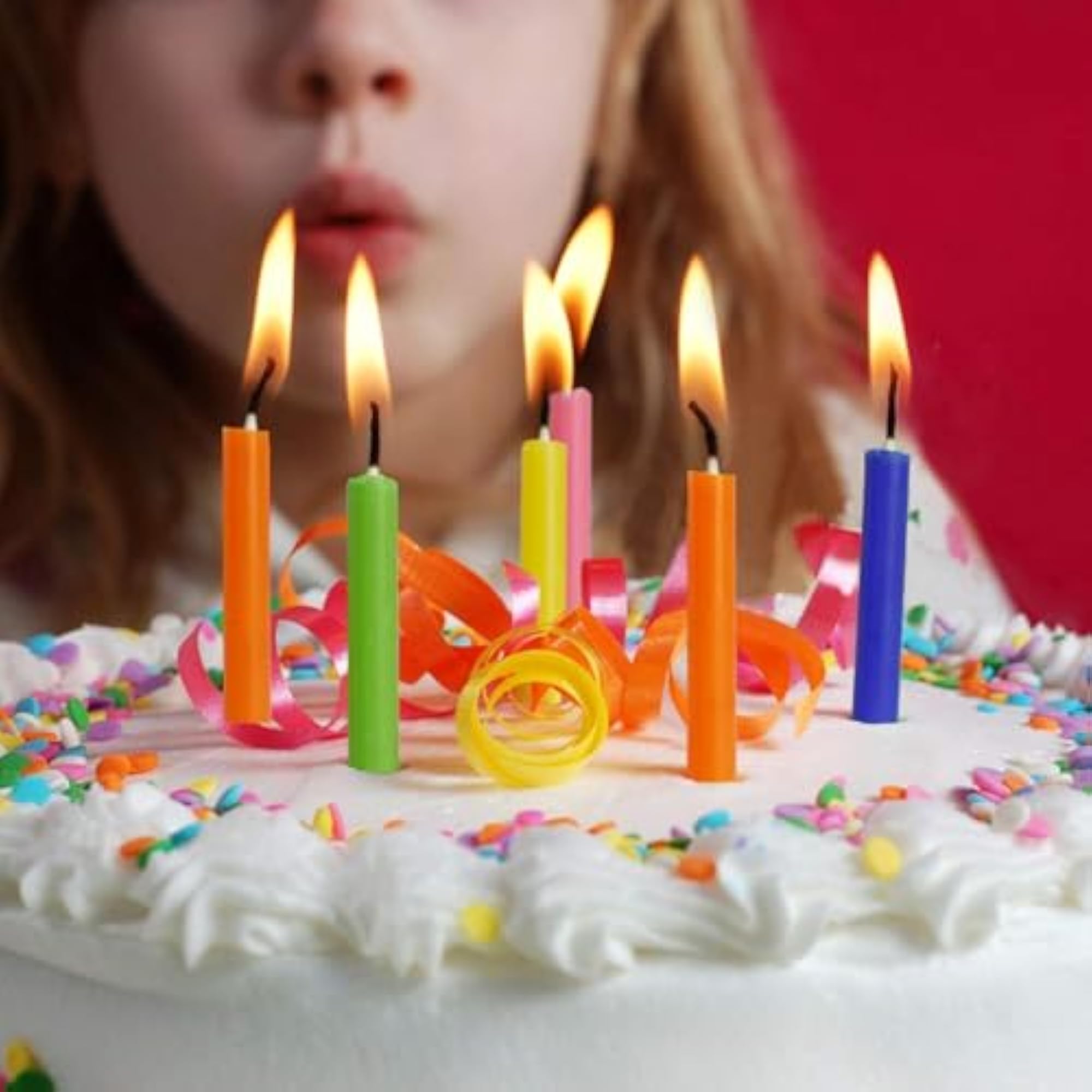 100-Pack 4-Inch Colored Taper Candles