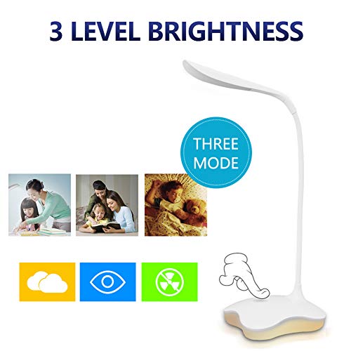 Lampe de bureau nomade LED tactile avec batterie et variateur - 5