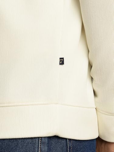 Image of Thomas Scott Men's | Regular Fit | Long Sleeves | High Neck | Solid | 100% Polyester | Knitted | Sweatshirt | Dry Clean Only