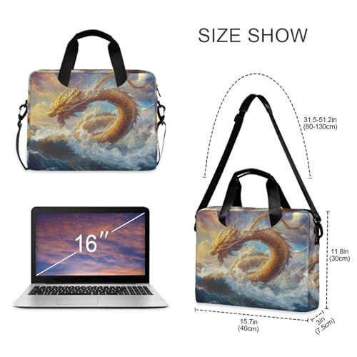 Case for Laptop Portable Crossbody Messenger 15.6 pulg miniatura 5