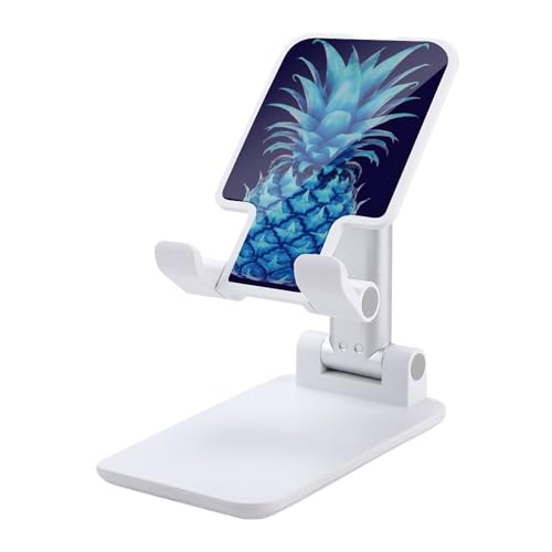 Support de téléphone réglable et pliable pour bureau avec motif ananas