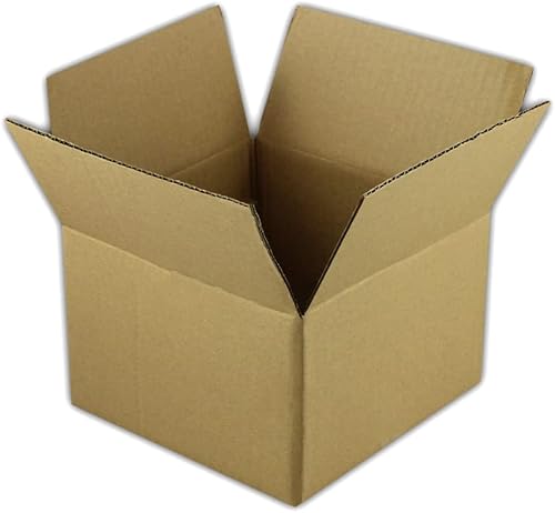 5 cajas de embalaje de cartón corrugado EcoSwift de 6 x 6 x 4 pulgadas, cajas de envío de mudanza, cajas de 6 x 6 x 4 pulgadas