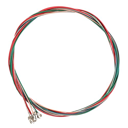 BESPORTBLE 6Pcs Strings Replacement Guitar Strings for Acoustic Guitars Durable Wood Strings Easy to Install Enhanced Volume and Playability