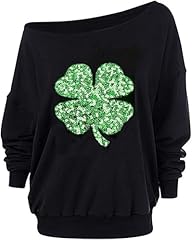 Green Four Leaf Clover Sequin a