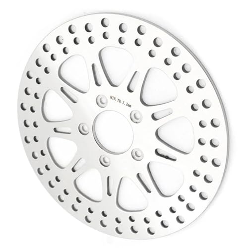 Motorradzubehör Motorrad Hinten Bremsscheibe Für HARLEY Für DAVIDSON XL1200R Für Roadster Sportster 2004 2005 2006 2007 2008(Silver)