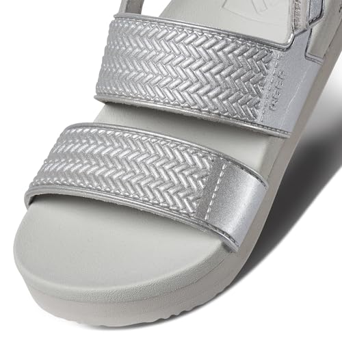 Image of REEF Girls Toddler /Little Kid Water Vista Platform Sandal, Water Friendly, Adjustable Strap