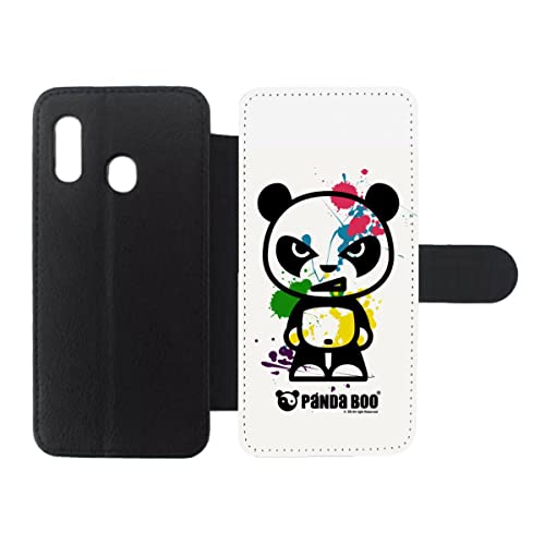 Etui Galaxy A20e Panda Boo Cuir Housse Aimantée