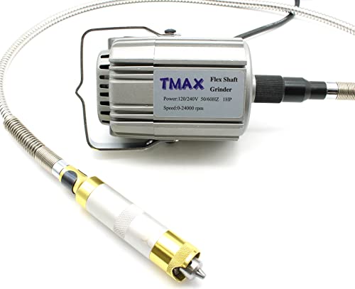 Tmax Heavy Duty Grinder Polishing Rotary Tool With Foot Pedal And Flexible Shaft, 5/32 Inch Chuck #TOP2