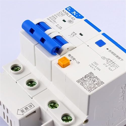 Disjoncteur différentiel 63A protection surcharges NXBLE-63 2P