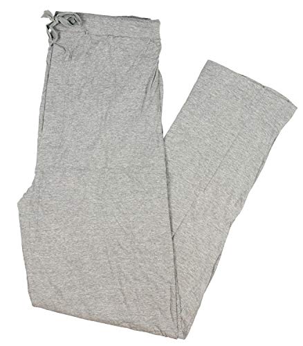 INTIMO Men's Solid Grey Heather Drawstring Pajama Pant