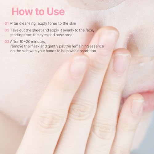 Image of Ariul 7days Mask Lotus N (1 Sheet, 23ml) Brightening Hydrating Korean Sheet Mask with Niacinamide & Ceramide, Glow Boosting Face Mask for Dull Uneven Skin Tone, Barrier Repair Daily Moisturizing Facial Mask