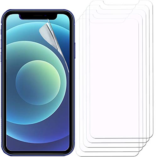 TECHGEAR [5 Pack] Screen Protectors for iPhone 11, iPhone XR 6.1" - Clear Lcd Screen Protector Guard Covers with Cleaning Cloth & Application Card