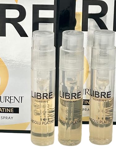 Yves Saint Laurent YSL LIBRE L'ABSOLU PLATINE Sample Women Perfume Spray Trial Size Partially Filled Vials 1.2 ml / 0.04 oz (Set of 3) - 6898 - Image 4