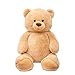 Palm Orso Gigante Peluche 130 cm Orso Peluche Beige con Fiocco Orsacchiotto Peluche Gigante giganti Grande 130 CM
