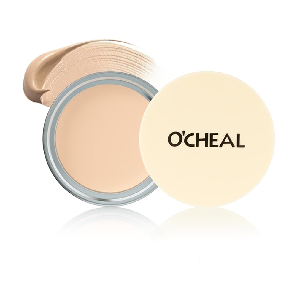 OCHEAL Foundation Contour Long-wear Lightweight Brighten Blemish Eye Contouring Face Concealer Beauty Makeup 01 IVORY