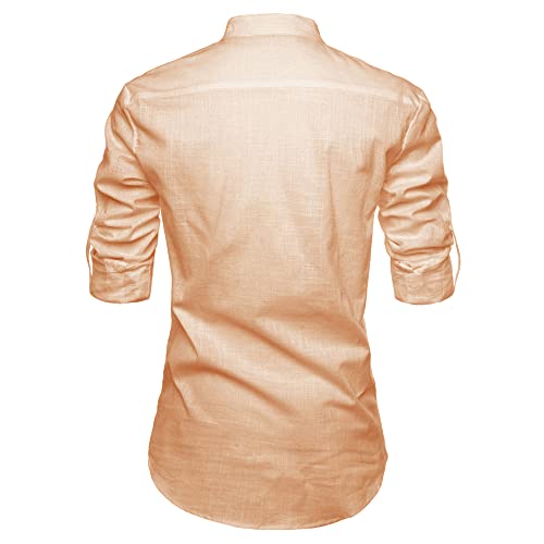 Image of Cotton 4 Button Kurta For Men