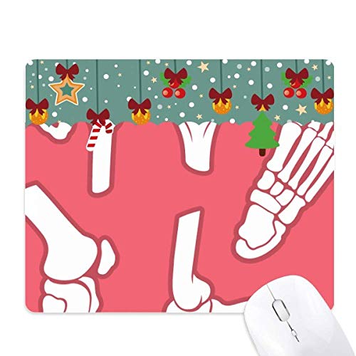 Tapis de souris squelette rouge pour éliminer la fatigue et stabiliser votre souris de jeu