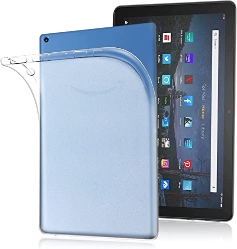 �Ή� fire HD 10 Plus/HD 10 2021 �P�[�Xfor fire HD 10 Plus/HD 10 2021 �^�u���b�g ���p �ɔ� �\�t�g �N���A �����h�~ �σX�N���b�` �����^�P�[�X �ϏՌ� �S�ʕی�J�o�[TPU �P�[�X PCduod
