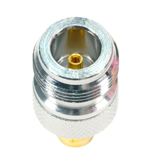 Fohevers 2 Pcs N Female Jack to SMA Male Plug Adapter for RF WiFi Antenna Extension Cable Telecom Coaxial Connector Broadcast Radios Wi-Fi - Image 3
