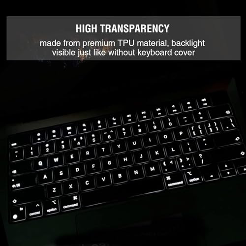 Eoocoo EC1416 Premium Keyboard Cover Skin Ultra Thin For Macbook Air 15 Inch M3 M2 thumb #2
