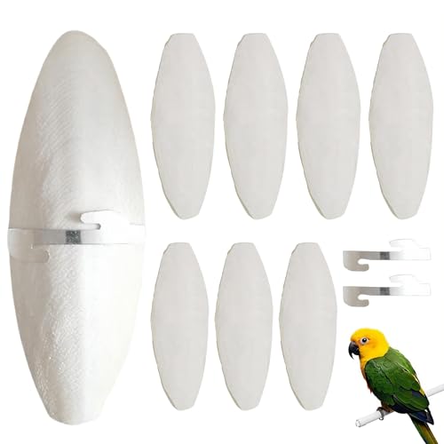 GXGM 8 Piezas Juguetes masticables para perca para pájaros,Juguetes pájaros Hueso de Sepia Juguetes para Masticar Loros para Pájaro, Loro, Reptiles, Tortugas, Caracoles