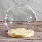 Matériaux : Verre borosilicaté à haute teneur en fer et bois naturel.