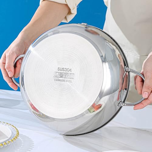 24cm Tempura Pot with Integrated Thermometer & Oil Drain - 3.4L Japanese Deep Frying Pot - Image 5