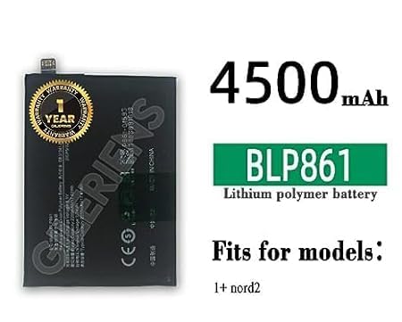 Image of Original BLP861 battrey for OnePlus Nord 2 5G Battery with 1 Year Warranty ** (CC148)