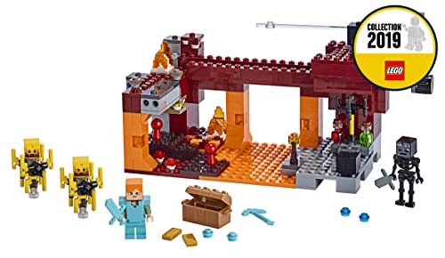 Image of LEGO Minecraft The Blaze Bridge 21154 Building Kit (372 Pieces)