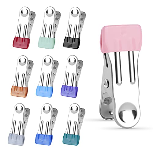 OSDUE Pinces à Linge, 20 PCS Pinces Robustes pour Suspendre Les Vêtements, Pince Solides en Acier Inoxydable pour Vêtements, Travaux Manuels, Serviette de...