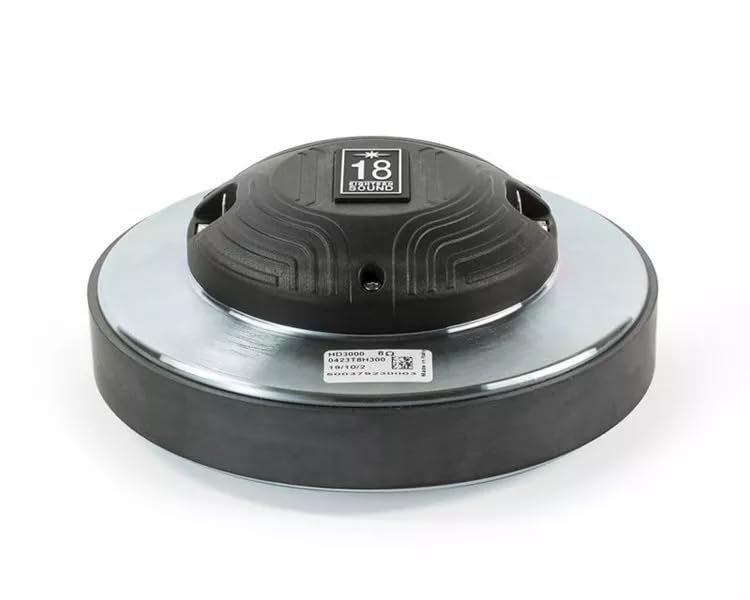 Eighteen Sound HD3000T-8 HF Compression Driver with 2 inch Exit Throat 8 Ohms with Titanium Diaphragm Assembly 120 RMS 240 Watt Peak Pro Audio Components Speakers Drivers