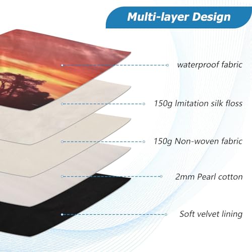 Funda para portátil 13-14 pulgadas impermeable con diseño de elefantes miniatura 4