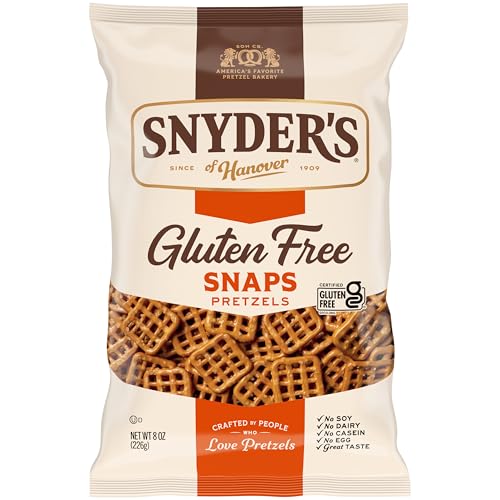 Image of Snyder's of Hanover Gluten Free Snaps Pretzels, 8 Oz Bag