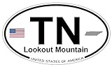 US Decal, Inc. Lookout Mountain, Tennessee Oval Sticker