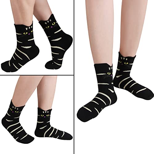 Image of Cute Animal Design Women's Socks Casual Cotton Crew Novelty Socks