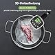 KitchenBoss Sous Vide Stick Garer：WiFi Präzisionskocher App-Steuerung Sous Vide Stab 1100W Zirkulation 40℃-90℃ Temperaturbereich IPX7 Wasserdicht TFT Touch Display Ultra-leise Tauchzirkulator