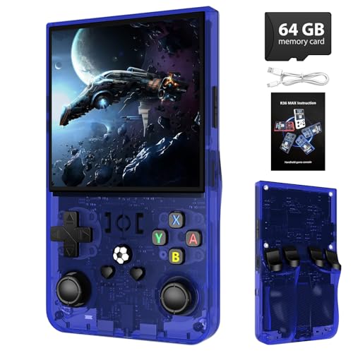 Image of R35MAX Retro Handheld Games Console, Retro Game Console with 3.0 inch IPS HD Screen