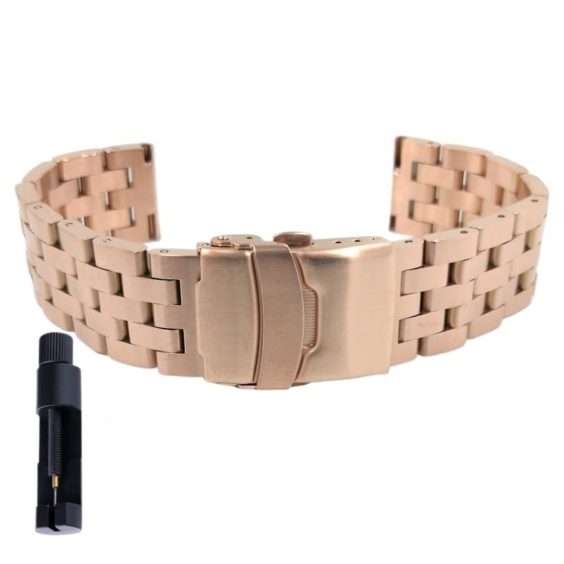 Bracelet montre acier inoxydable à interface plate idéal du bureau aux activités de loisirs